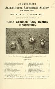 Some common lady beetles of Connecticut