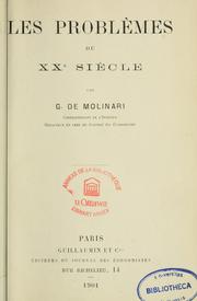 Les problèmes du xxe siècle