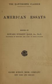 American essays, ed