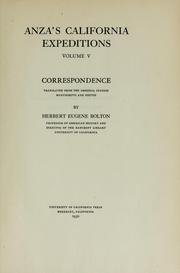 Anza's California expeditions, Vol. 5