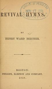 Revival hymns