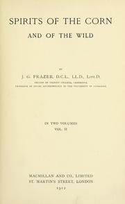 Spirits of the corn and of the wild