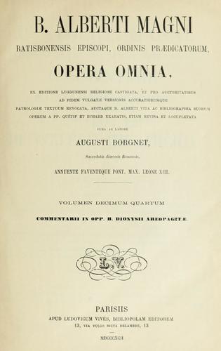 Opera omnia