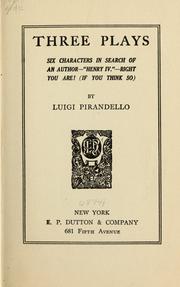 Three plays
