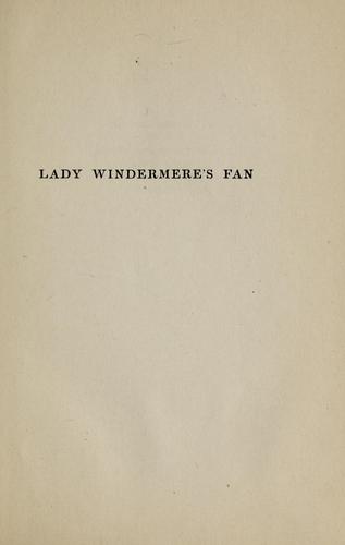 Lady Windermere's Fan / The Importance of Being Earnest