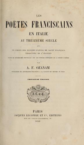 Œuvres complètes de A.-F. Ozanam