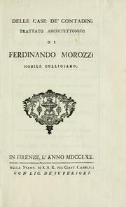 Delle case de' contadini