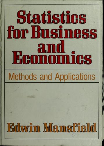 Statistics for business and economics