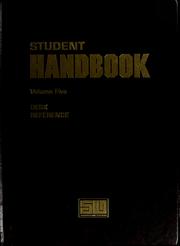 Student handbook .