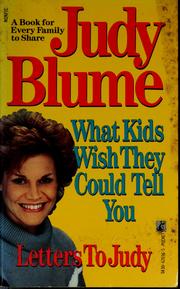 Letters to Judy