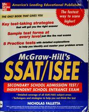 McGraw-Hill's SSAT/ISEE high school entrance exams