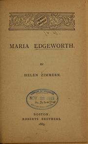 Maria Edgeworth