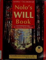 Nolo's will book