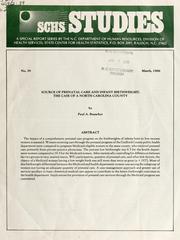 Source of prenatal care and infant birthweight
