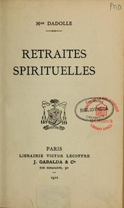 Retraites spirituelles