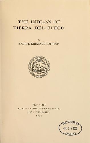 The Indians of Tierra del Fuego