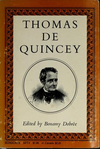 Thomas De Quincey