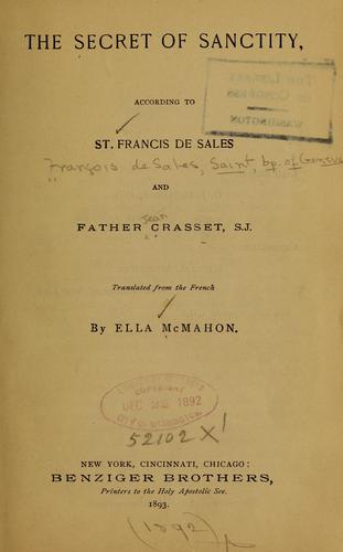 The secret of sanctity