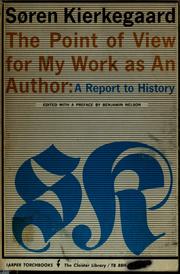 The Point of view for my work as an author