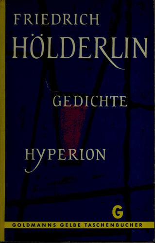 Gedichte ; Hyperion