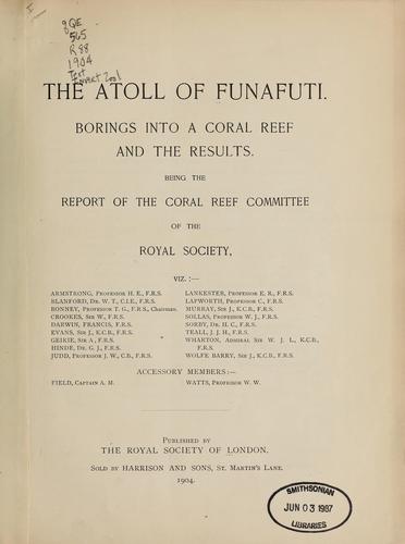 The atoll of Funafuti