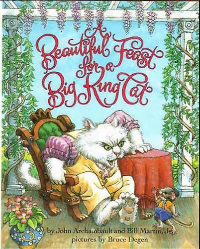 A beautiful feast for a big king cat