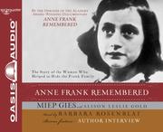 Anne Frank Remembered [sound recording]