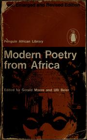 Modern poetry from Africa