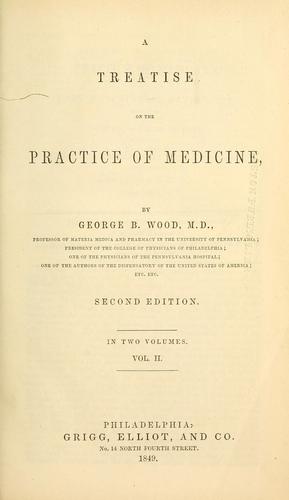 A treatise on the practice of medicine