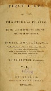 First lines of the practice of physic