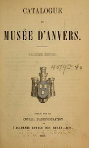 Catalogue du Musée d'Anvers