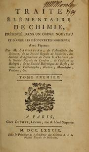 Traité élémentaire de chimie