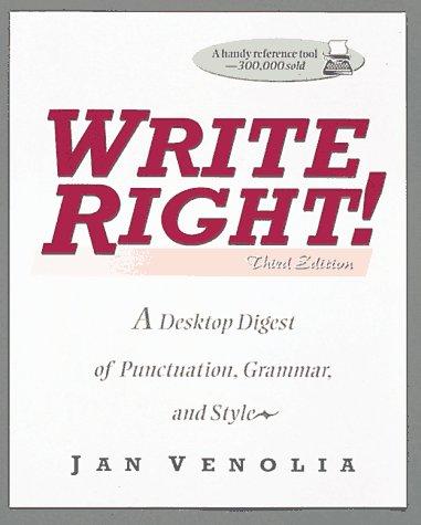 Write right!
