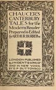 Chaucer's Canterbury tales for the modern reader