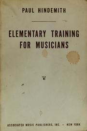 Elementary training for musicians