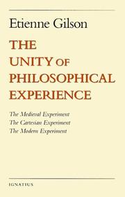 The Unity of Philosophical Experience