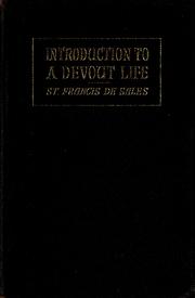 Introduction to a devout life