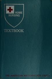 American Red Cross home nursing textbook