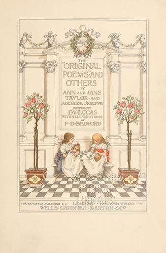 The "Original poems" and others