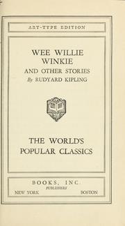 Wie Willie Winkie, and other stories
