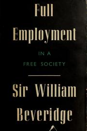 Full employment in a free society