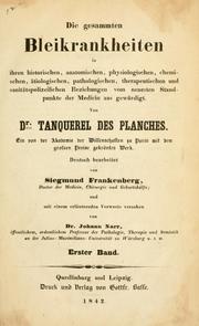 Die gesammten Bleikrankheiten