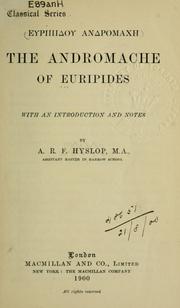 The  Andromache of Euripides