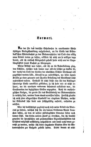 Vollständiges Wörterbuch zu den Verwandlungen des Publius Ovidius Naso