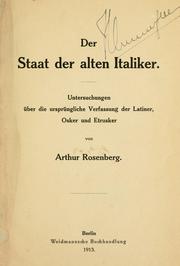 Der staat der alten Italiker