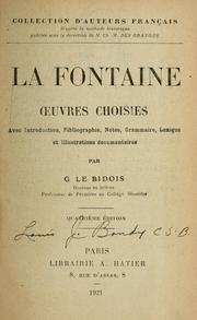 Oeuvres choisies