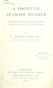A phonetic Spanish reader