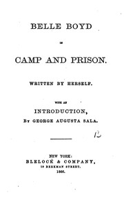Belle Boyd in camp and prison