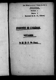 Missions de l'Orégon et voyages aux Montagnes Rocheuses aux sources de la Colombie, de l'Athabasca et du Sascatshawin en 1845-46