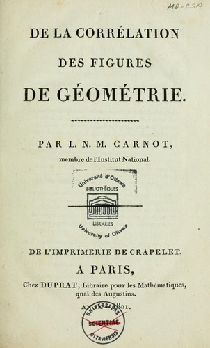 De la corrélation des figures de géométrie